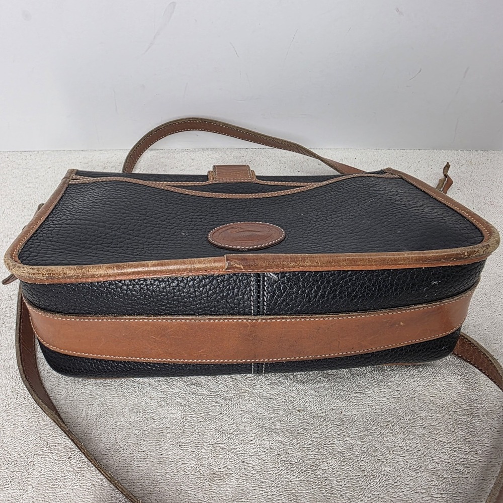 Vintage Dooney & Bourke All-Weather Leather Equestrian Crossbody Bag - Picture 14 of 16